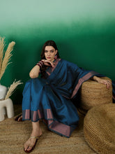 Womens Fashion Ethnic Teal Color Sarees-MLSHWSA1434TEL0ONE